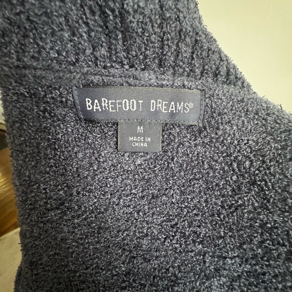 Barefoot Dreams CozyChic Lite Circle Cardi in Navy - Picture 7 of 10